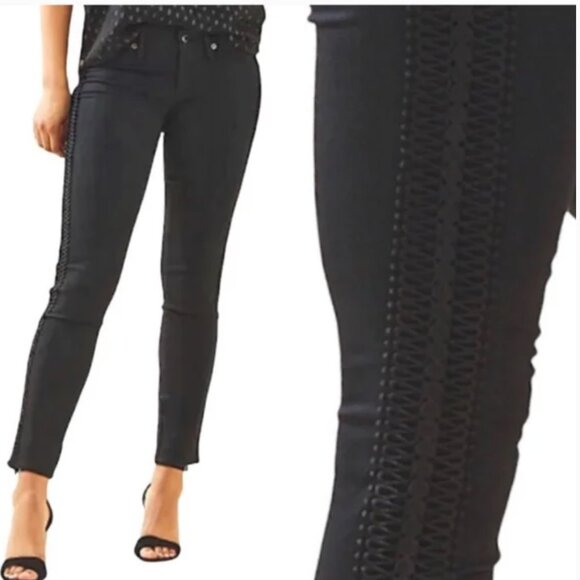 Lilly Pulitzer Denim - Lilly Pulitzer South Ocean Skinny Jeans Black Onyx size 4